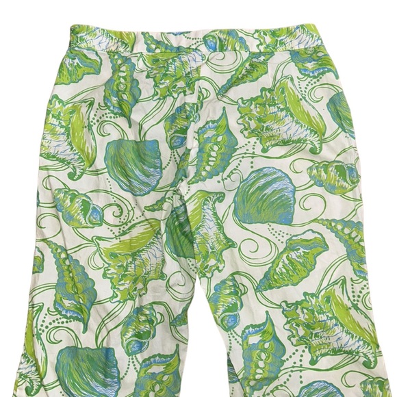 Lilly Pulitzer Presley Jubilee Buena Vista Shell Printed Flared Pants - 2 - Picture 6 of 11